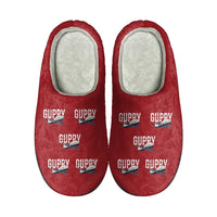 Thumbnail for Aero Spacelines Super Guppy - Slippers - Cotton - Original Pattern - Red