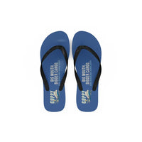 Thumbnail for Aero Spacelines Super Guppy - Slippers - Flip Flops - Cartoon - Blue