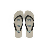Thumbnail for Aero Spacelines Super Guppy - Slippers - Flip Flops - Original Pattern - Beige