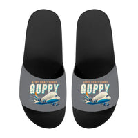 Thumbnail for Aero Spacelines Super Guppy - Slippers - Sport - Cartoon - Gray