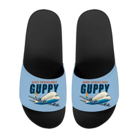 Thumbnail for Aero Spacelines Super Guppy - Slippers - Sport - Cartoon - Light Blue