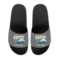 Thumbnail for Aero Spacelines Super Guppy - Slippers - Sport - Cartoon + Name - Gray