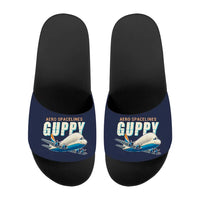Thumbnail for Aero Spacelines Super Guppy - Slippers - Sport - Cartoon - Navy Blue