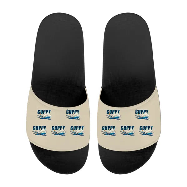 Aero Spacelines Super Guppy - Slippers - Sport - Cartoon Pattern - Beige