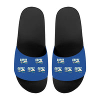 Thumbnail for Aero Spacelines Super Guppy - Slippers - Sport - Cartoon Pattern - Blue