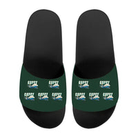 Thumbnail for Aero Spacelines Super Guppy - Slippers - Sport - Cartoon Pattern - Dark Green
