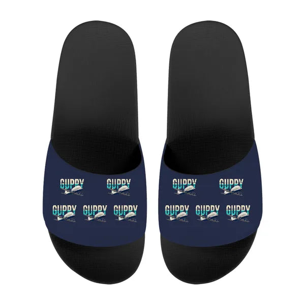 Aero Spacelines Super Guppy - Slippers - Sport - Original Pattern - Navy Blue