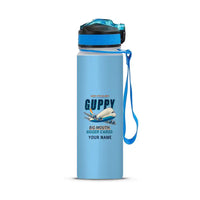 Thumbnail for Aero Spacelines Super Guppy - Sports Kettle - Cartoon + Name - Light Blue