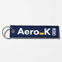 Thumbnail for Aero K Tag Key Chains - Navy Blue - Crew