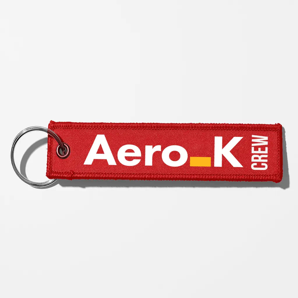 Aero K Tag Key Chains - Red - Crew