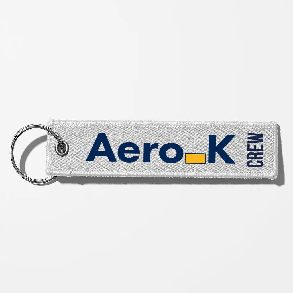 Aero K Tag Key Chains - White - Crew