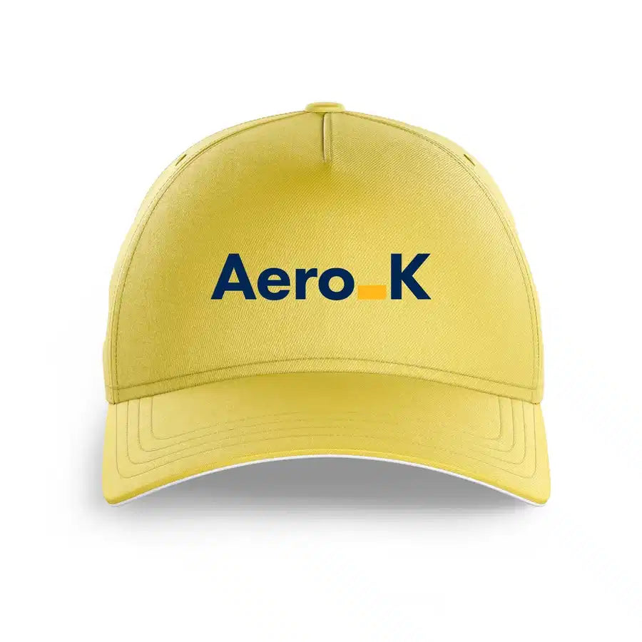 Aero K printed hat - yellow