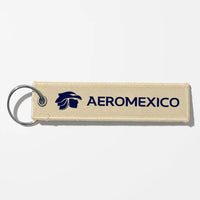 Thumbnail for Aero Mexico Tag Key Chains - Beige