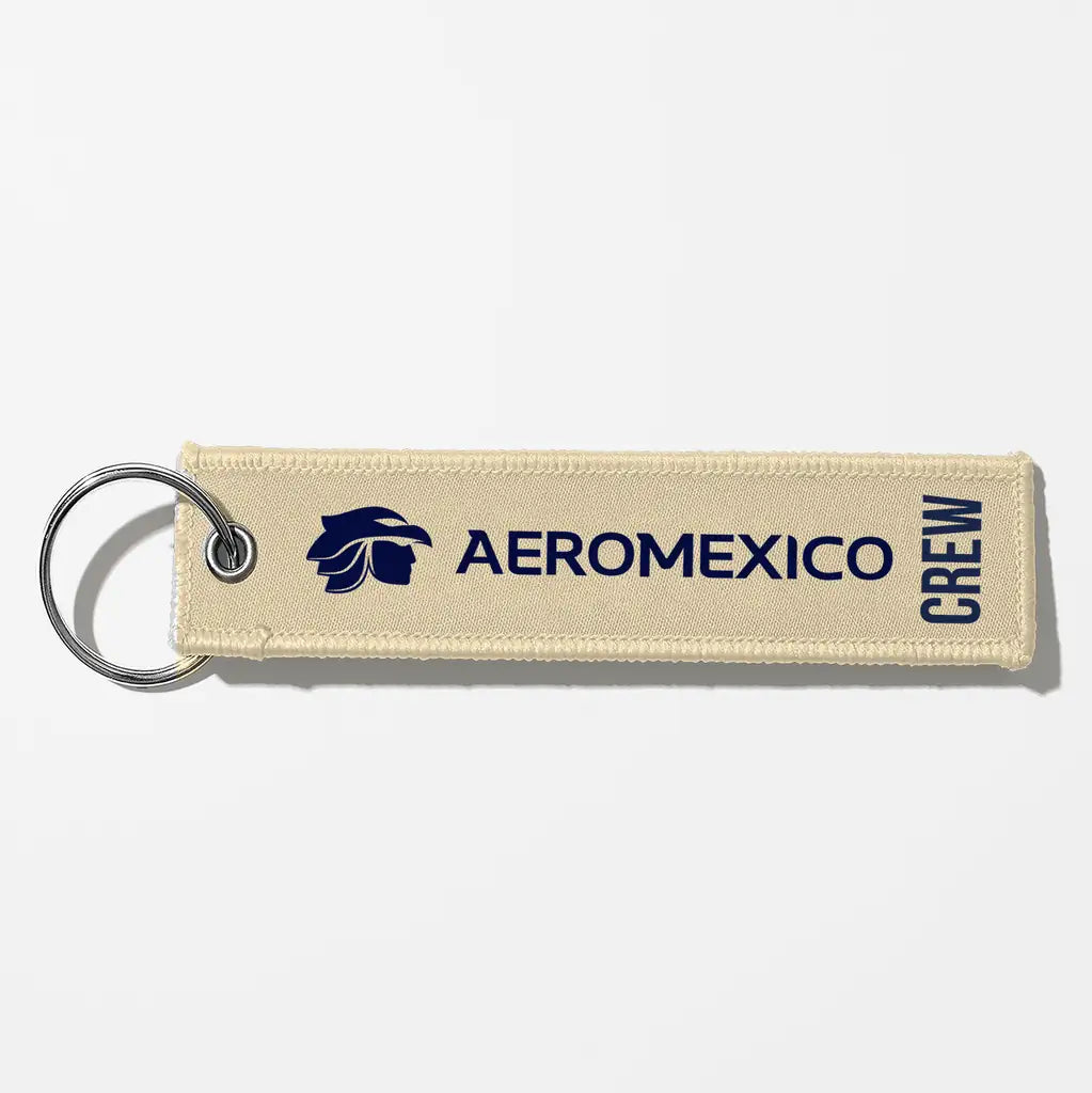 Aero Mexico Tag Key Chains - Beige - Crew