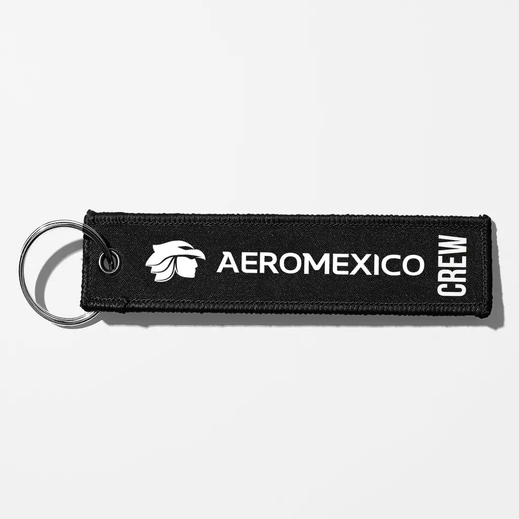 Aero Mexico Tag Key Chains - Black - Crew