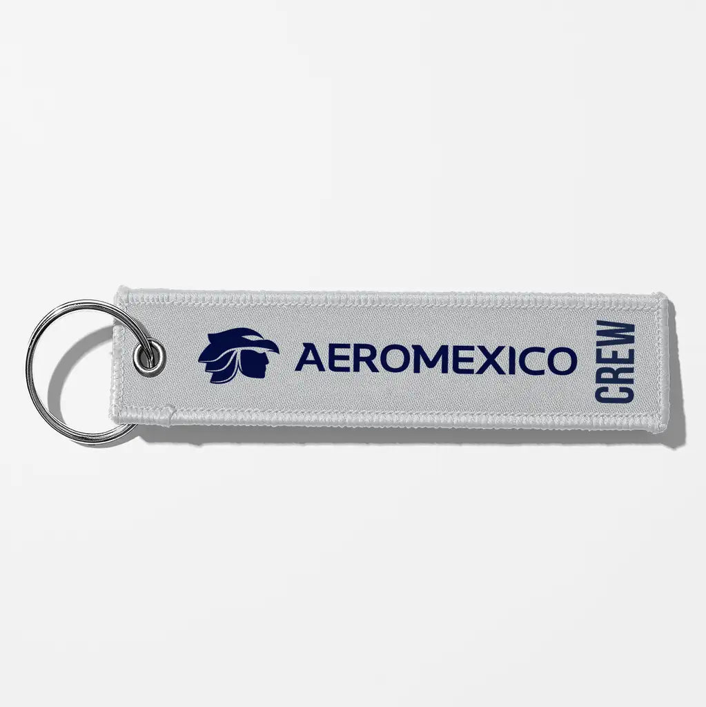 Aero Mexico Tag Key Chains - Light Gray - Crew