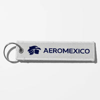 Thumbnail for Aero Mexico Tag Key Chains - White