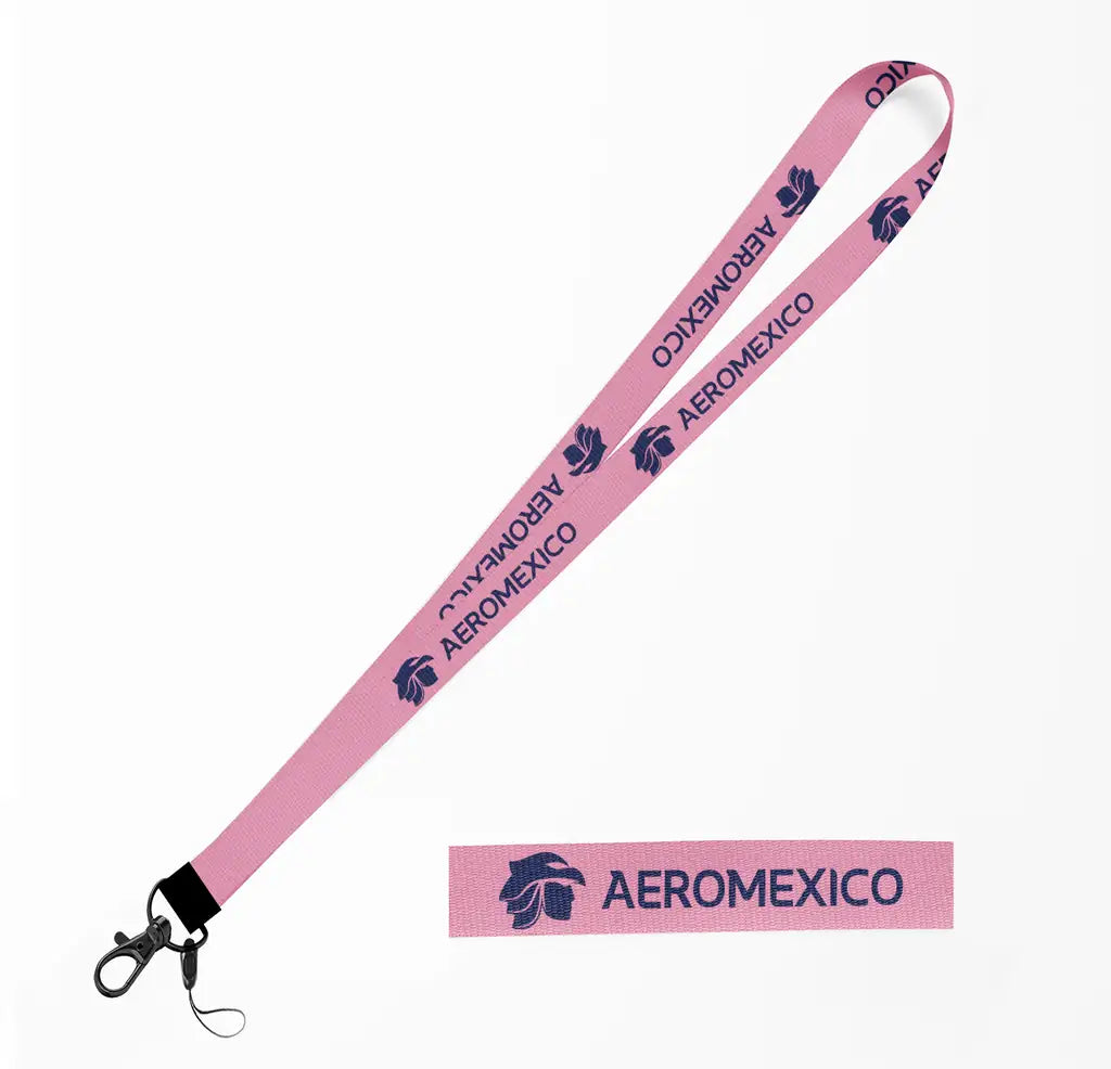 Aero Mexico lanyard - pink