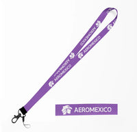 Thumbnail for Aero Mexico lanyard - purple