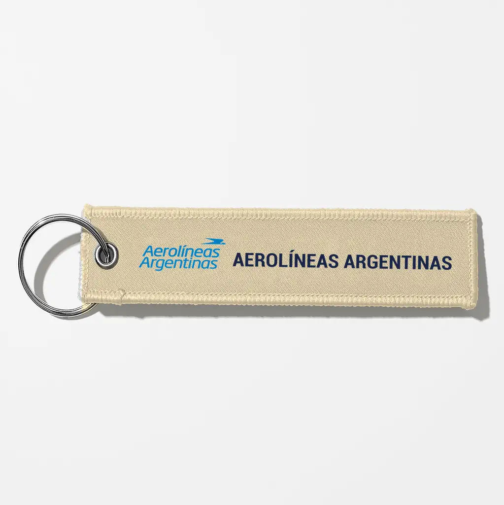 Aerolineas Argentina Tag Key Chains - Beige