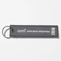 Thumbnail for Aerolineas Argentina Tag Key Chains - Gray - Crew