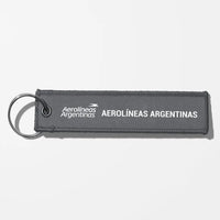 Thumbnail for Aerolineas Argentina Tag Key Chains - Gray
