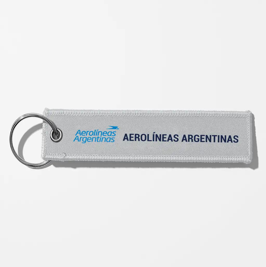 Aerolineas Argentina Tag Key Chains - Light Gray