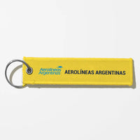 Thumbnail for Aerolineas Argentina Tag Key Chains - Yellow