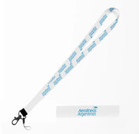 Thumbnail for Aerolineas Argentina lanyard - white