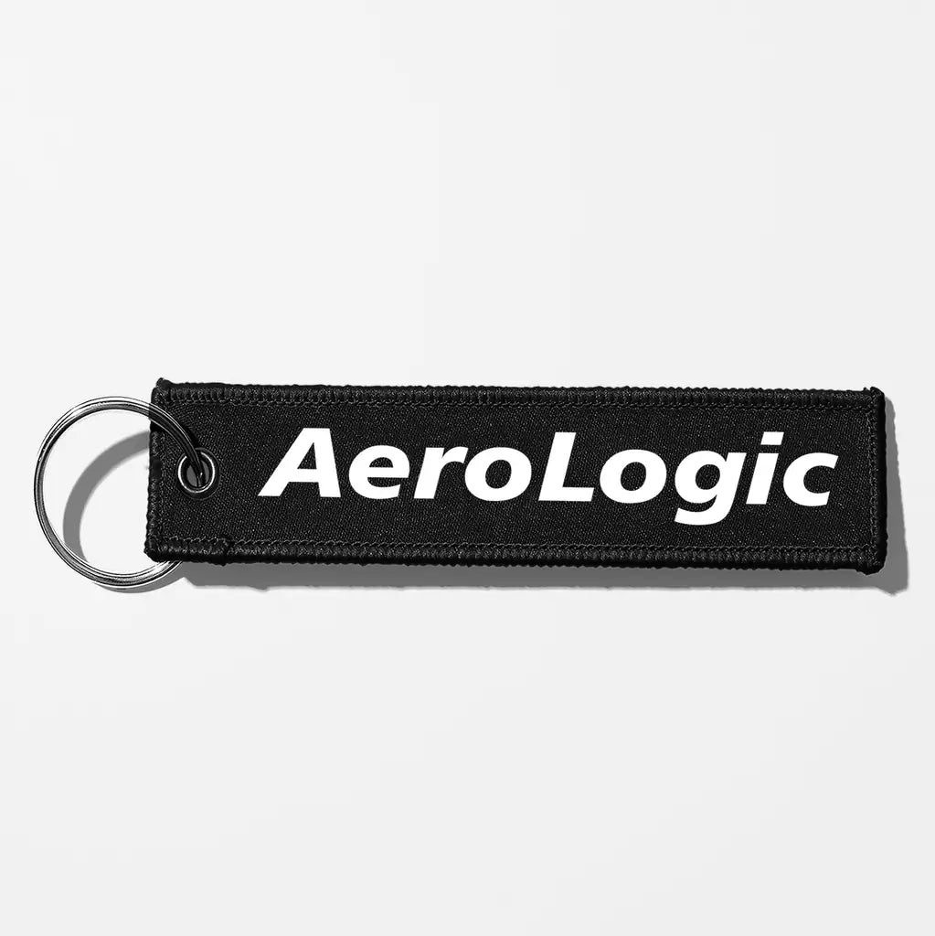 Aerologic Airlines Tag Key Chains - Black