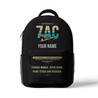 Thumbnail for Aeronca 7AC Champion - 3D Backpack - Original + Name - Black