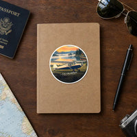 Thumbnail for Aeronca 7AC Champion - 3D - Circle Sticker - Notebook