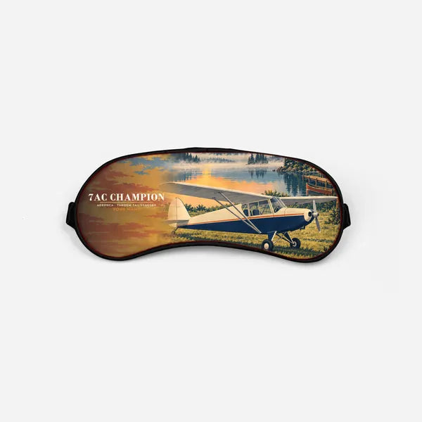 Aeronca 7AC Champion - 3D + Name - Sleep Mask - Full Print