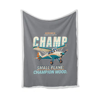 Thumbnail for Aeronca 7AC Champion - Cartoon - Blanket - Gray