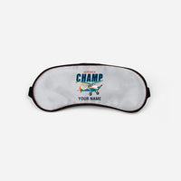 Thumbnail for Aeronca 7AC Champion - Cartoon + Name - Sleep Mask - Light Gray