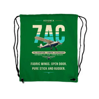 Thumbnail for Aeronca 7AC Champion - Drawstring Bag - Original - Green