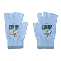Thumbnail for Aeronca 7AC Champion - Gloves - Cut - Cartoon - Light Blue