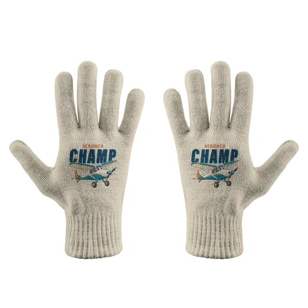 Aeronca 7AC Champion - Gloves - Full - Cartoon - Beige