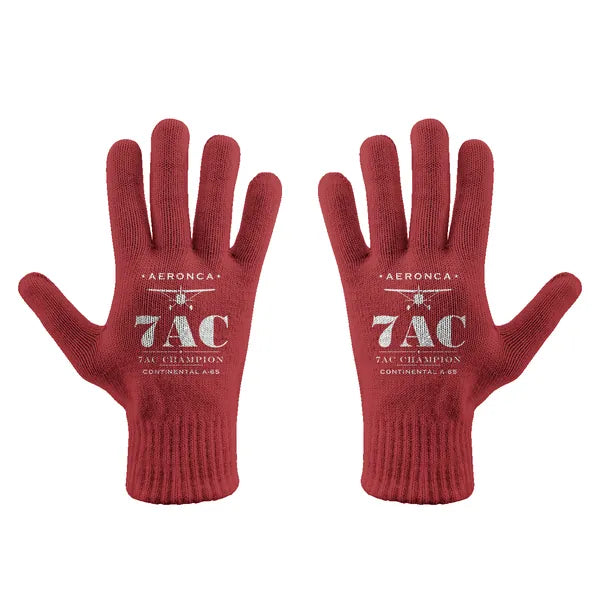 Aeronca 7AC Champion - Gloves - Full - Heritage - Red