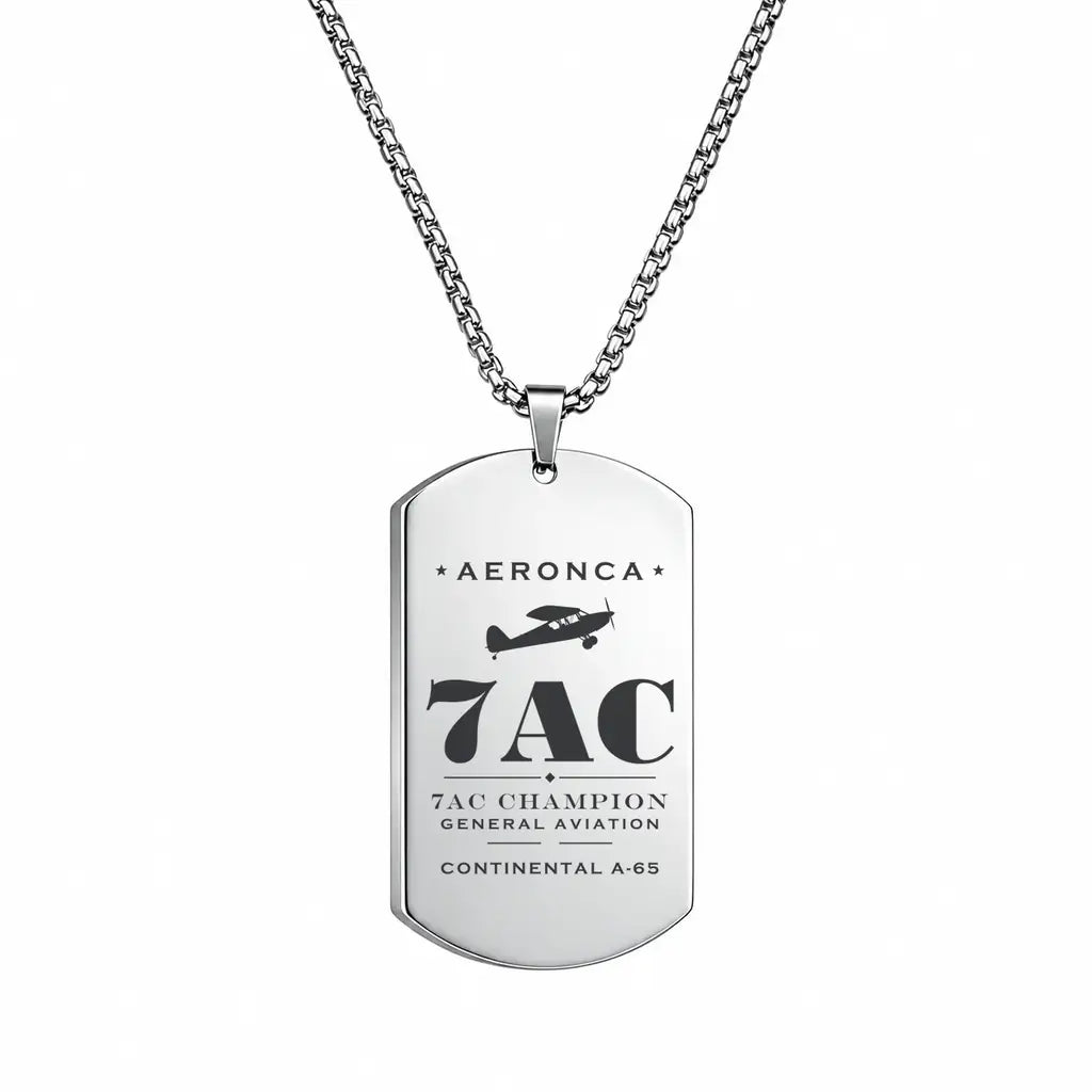 Aeronca 7AC Champion - Necklace - Heritage - Silver