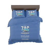 Thumbnail for Aeronca 7AC Champion - Original + Name - Bedding Set - Blue