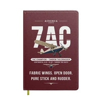 Thumbnail for Aeronca 7AC Champion - Original - Notebook - Dark Red