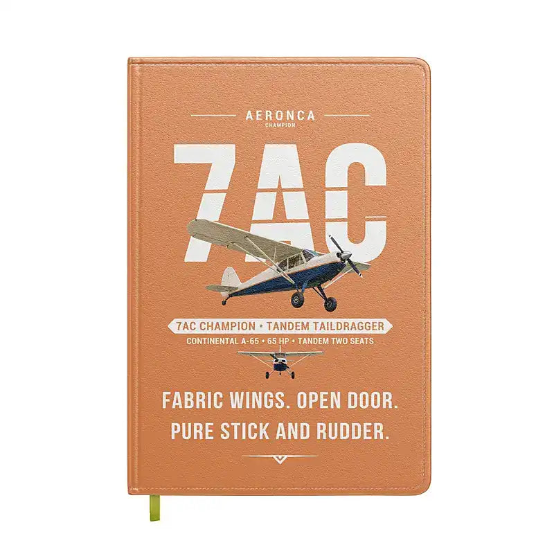 Aeronca 7AC Champion - Original - Notebook - Orange