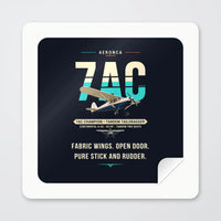 Thumbnail for Aeronca 7AC Champion - Original - Square Sticker - Peel