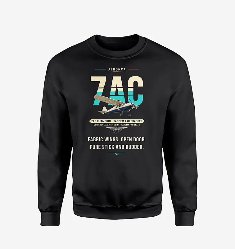 Aeronca 7AC Champion - Original - Sweatshirt - Black