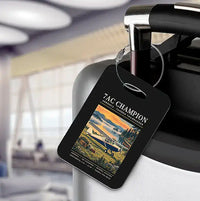 Thumbnail for Aeronca 7AC Champion - Poster - Luggage Tag - Black