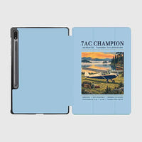 Thumbnail for Aeronca 7AC Champion - Poster - Samsung Tablet - Light Blue