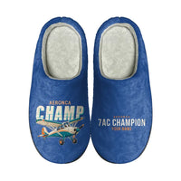 Thumbnail for Aeronca 7AC Champion - Slippers - Cotton - Cartoon + Name - Blue