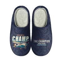 Thumbnail for Aeronca 7AC Champion - Slippers - Cotton - Cartoon - Navy Blue