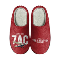 Thumbnail for Aeronca 7AC Champion - Slippers - Cotton - Original + Name - Red
